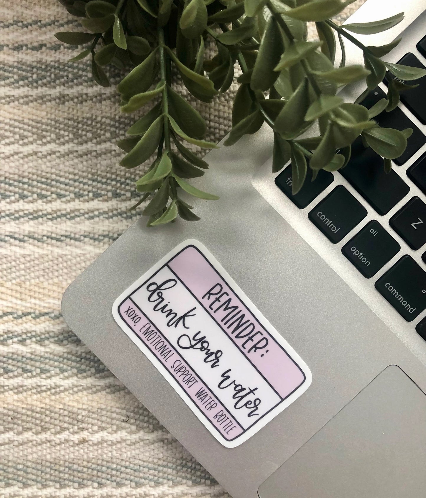Emotional Support Water Bottle Sticker