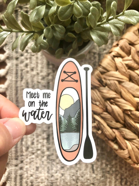 Meet me on the Water Sticker