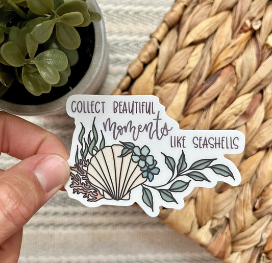 Collect Beautiful Moments Shell Sticker