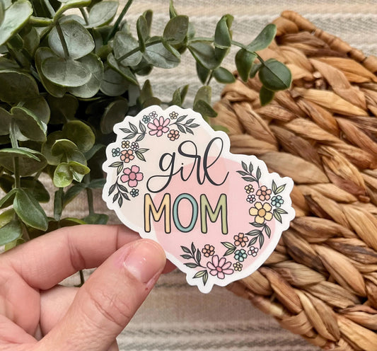 Girl Mom Sticker