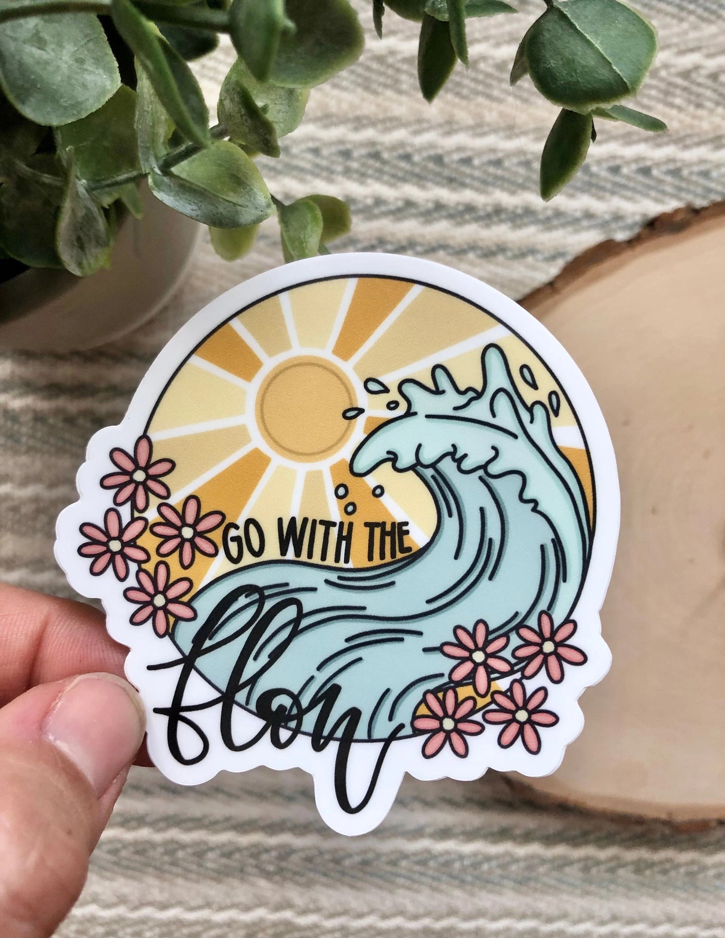 Go with the Flow Sticker