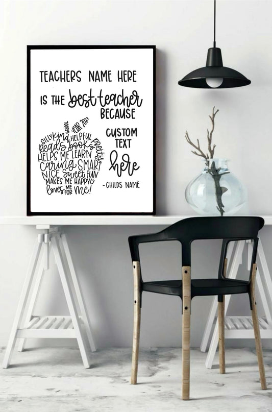Personalized Teacher Gift