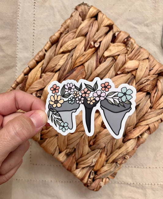 Shark Tooth Sticker