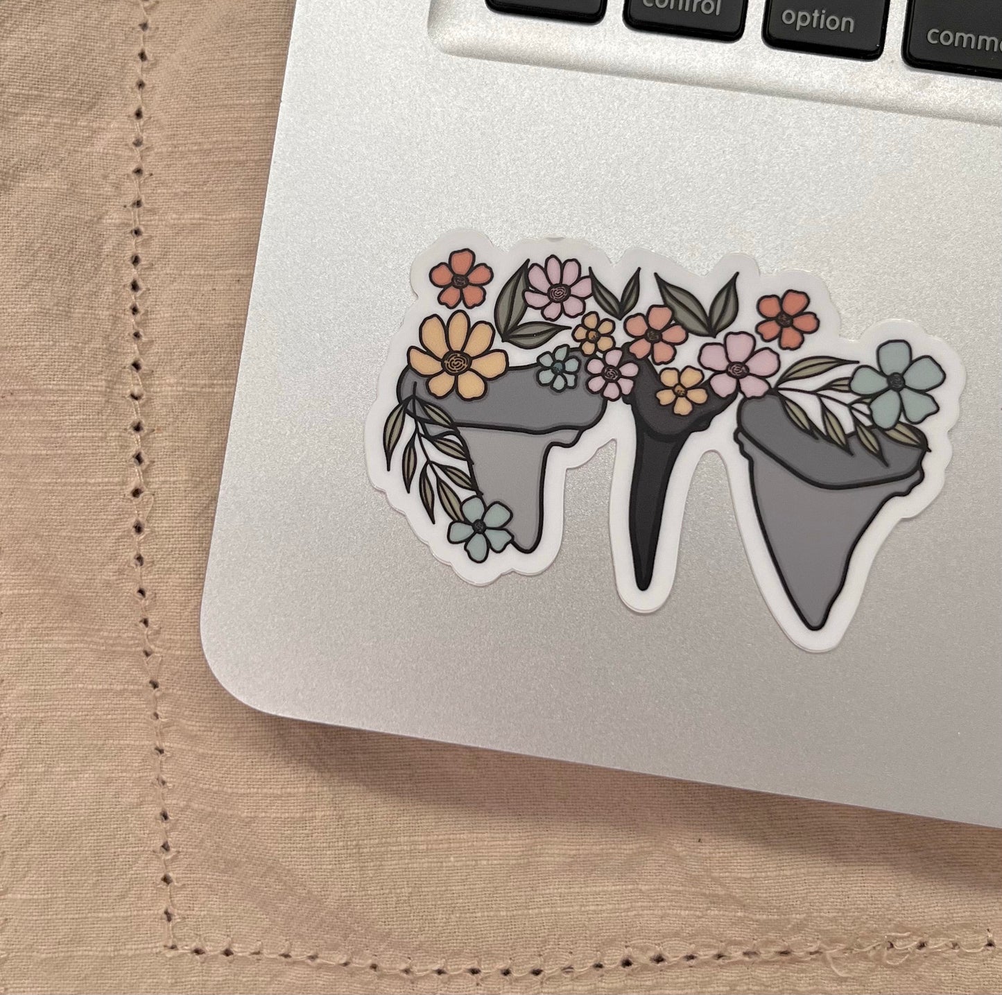 Shark Tooth Sticker