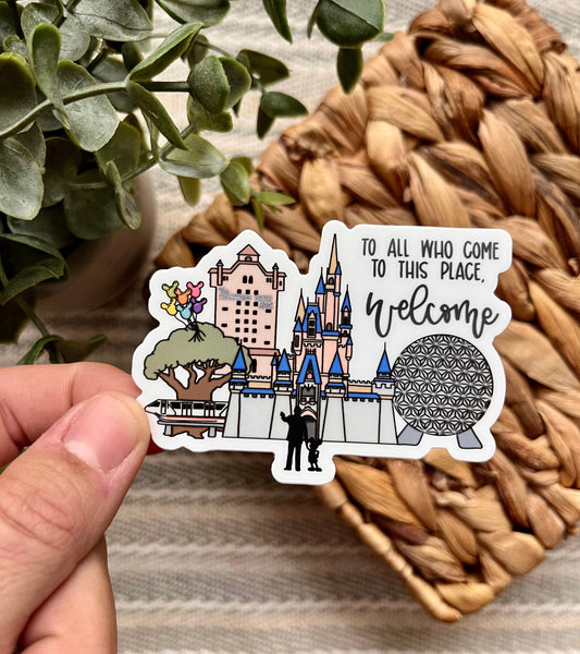 Disney Landmarks Sticker