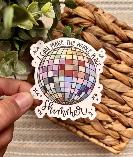 Disco Shimmer Sticker