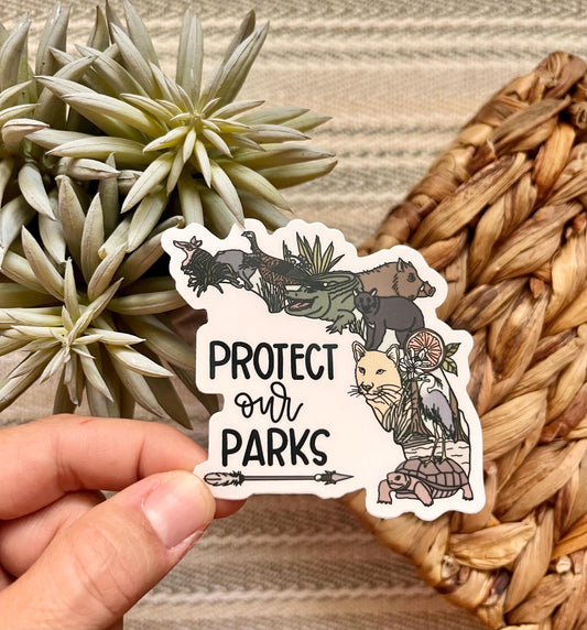 Protect Our Parks Sticker